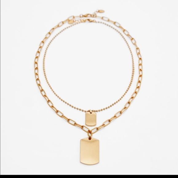 Zara Jewelry - 🆕️ ZARA TWO PACK MEDALLION GOLD NECKLACE